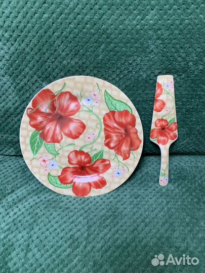 Тарелка, Блюдо для торта Новогоднее