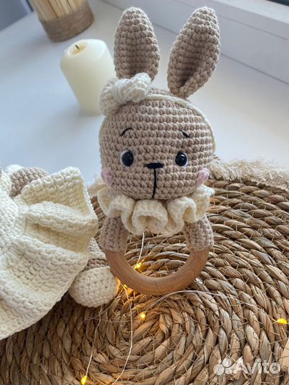 Игрушка погремушка пинетки набор babybox