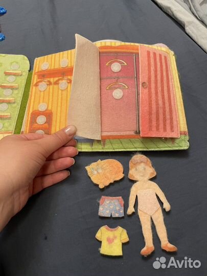 Кукольный домик из фетра