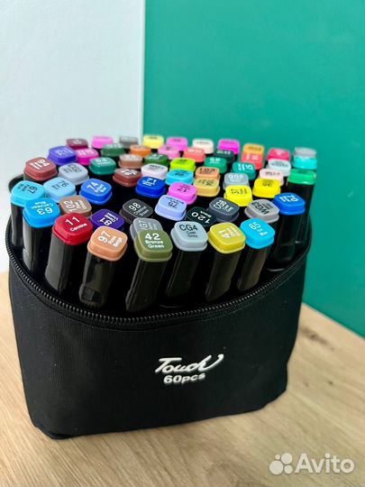 Маркеры для скетчинга 48 и 60 шт новые в сумке