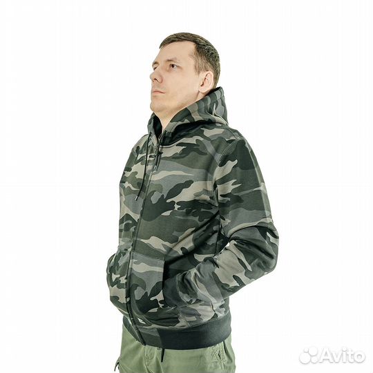 58053 Толстовка с капюшоном Vintage Industries Red