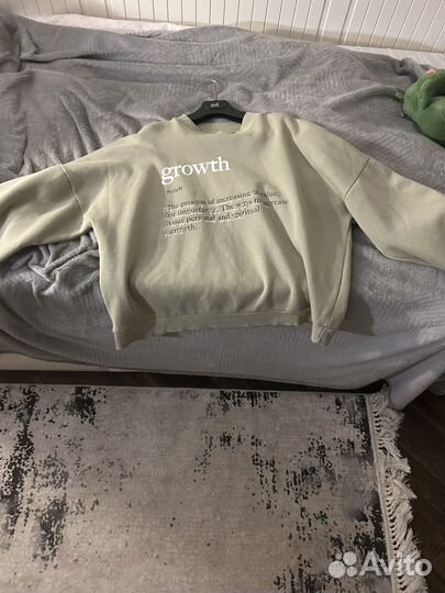 Свитшот Зеленый Оливковый Пастельный