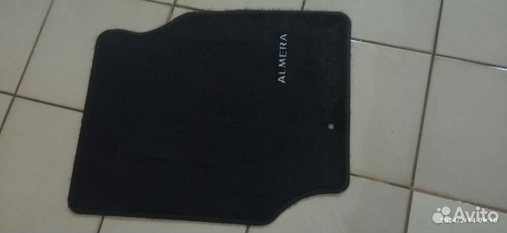 Автомобильные коврики ворсовые Nissan Almera 2шт