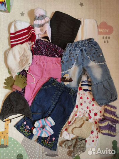 Детская одежда для девочек пакетом 74-104