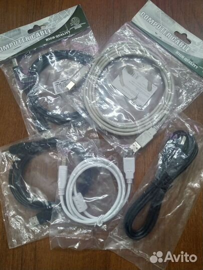 Интерфейсные кабели COM, USB, LPT