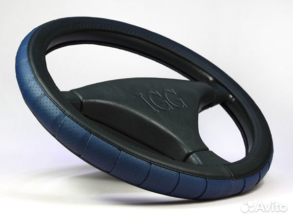 Оплетка для руля Складка перфорация M(37-38см)