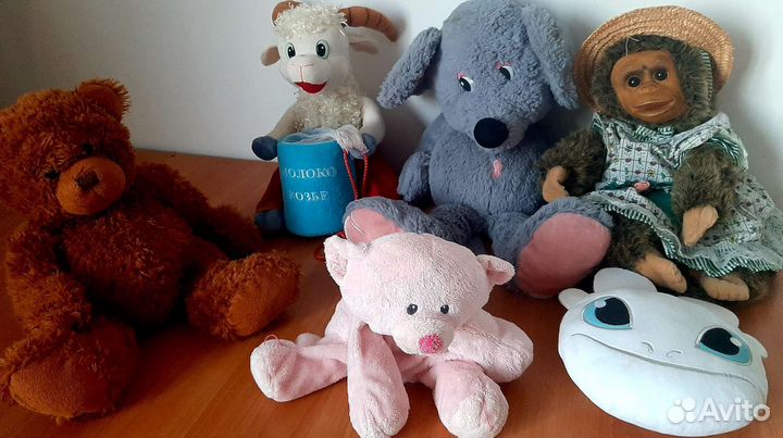 Мягкие игрушки очень много