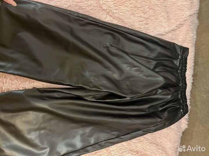 Брюки кожаные