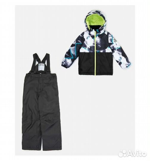 Комплект зимний штаны и куртка 104-110