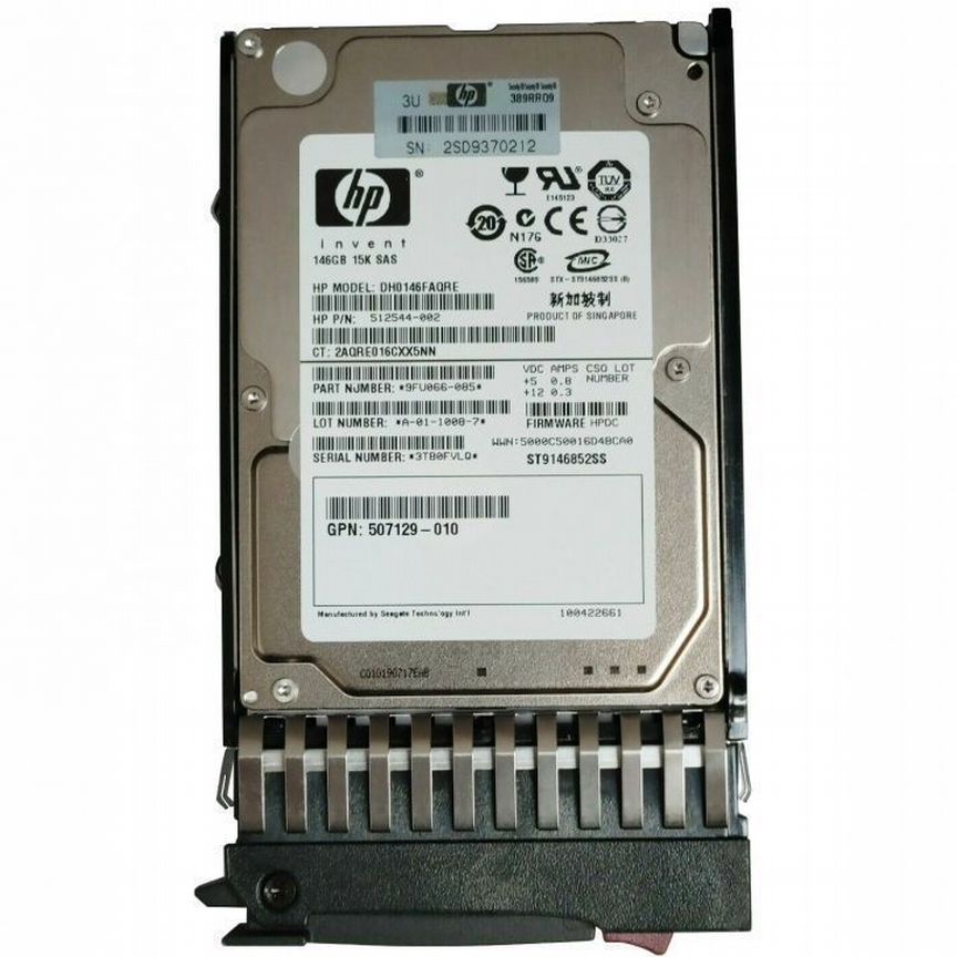 [DH0146FAQRE] Жесткий Диск Hp 146gb Sas 2,5" Hdd Dh0146faqre