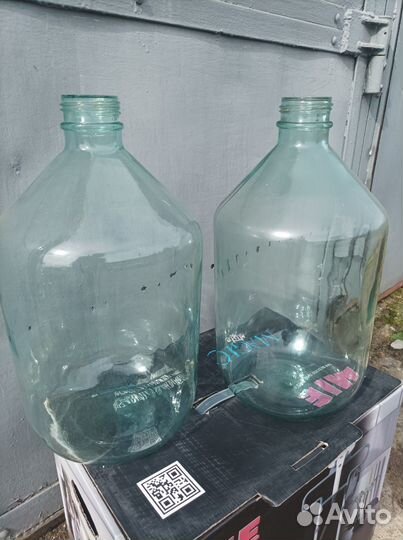 Бутыль стеклянная 20 литров