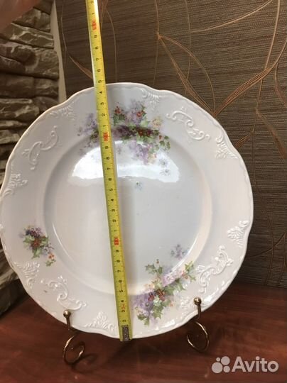 Тарелка дореволюционная, клеймо, Европа