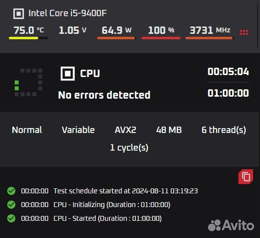 Процессор I5 9400f + Материнская плата + озу 16гб