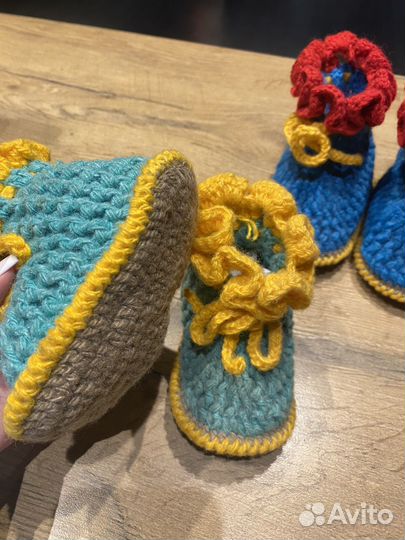 Пинетки новые вязаные