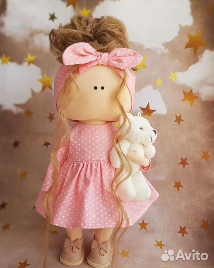 Кукла тильда, интерьерная кукла, текстильная кукла