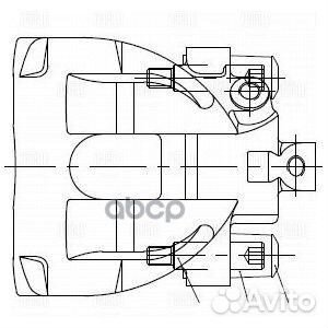 Суппорт торм. для а/м Volvo S60 (00) /S80 (98)