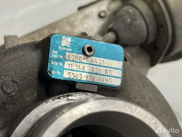 Турбина Kia Sorento D4CB 2.5 170 л/с