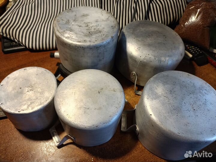 Кастрюли бу от 1литра до 3.5 литра