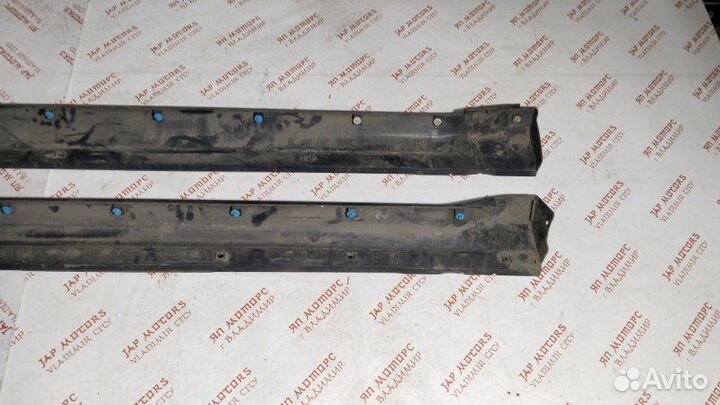 Накладка на порог наружная Mitsubishi Outlander Xl