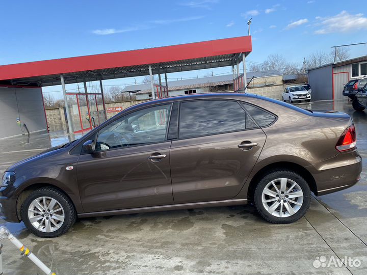 Volkswagen Polo 1.6 AT, 2018, 155 000 км