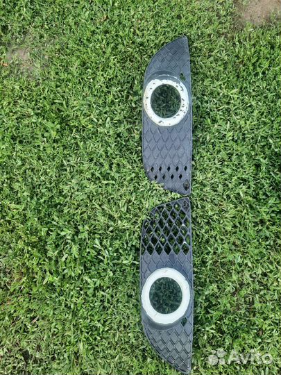 Решетка бампера на mitsubishi lancer 10