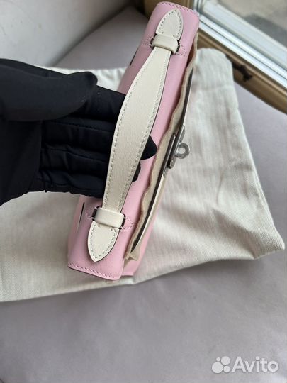 Клатч сумочка Hermes mini kelly pochette bicolor