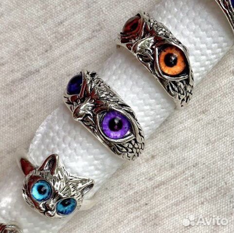 Кольцо сова, кот