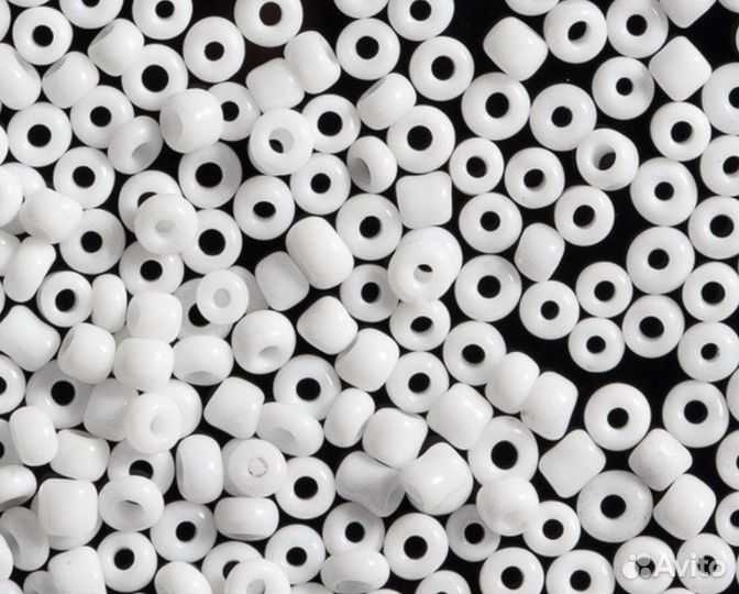 Бисер белый 300гр