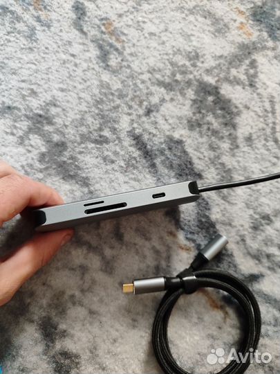 Док станция хаб Vention 7в1