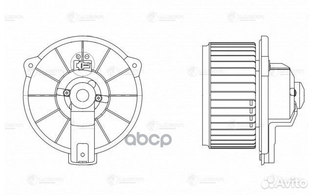 Вентилятор отопителя Toyota Corolla (01) (LFh