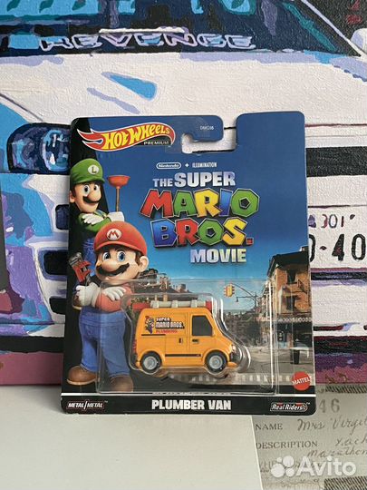 Hot wheels premium mario