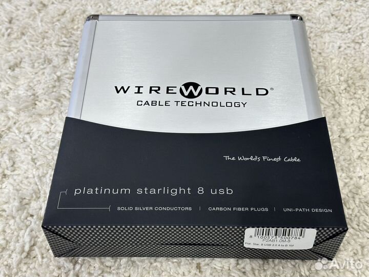 Кабель Wireworld Platinum Starlight 8 USB A USB B