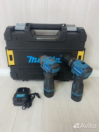 Шуруповерт+импакт makita 2в1