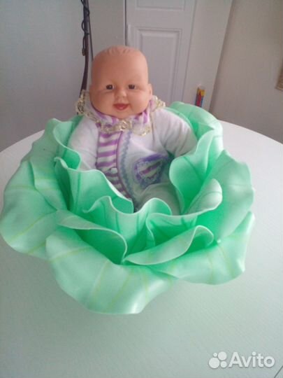 Украшение на машину капуста