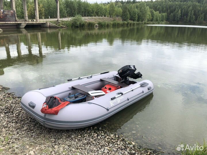 Лодка пвх RiverBoats RB — 350 (Киль) c лодочным мо