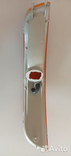 Указатель поворота в бампер желтый