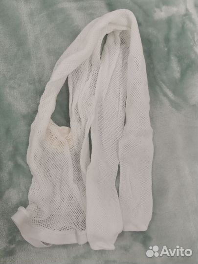 Колготки белые в сеточку новые