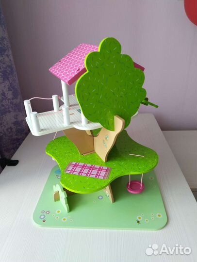 Игрушка дом на дереве (из дерева)
