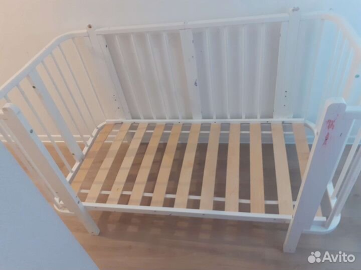 Детская кроватка приставная