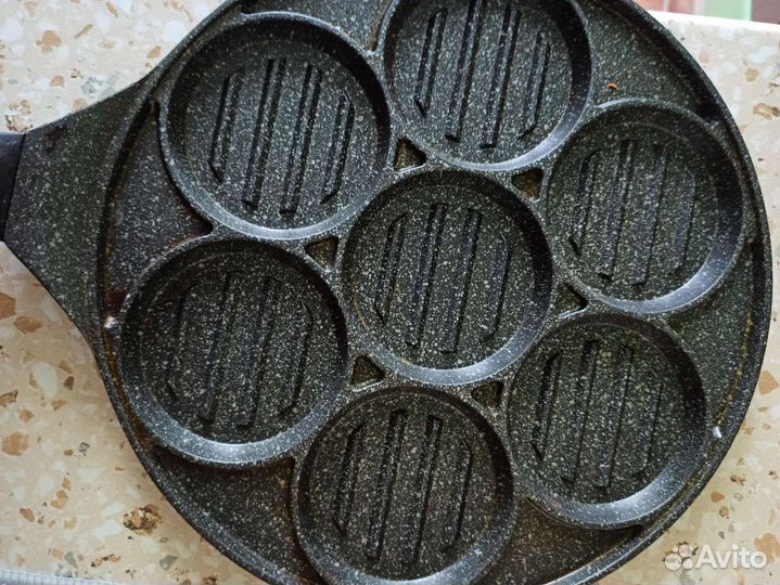 Сковорода гриль для оладьев, котлет