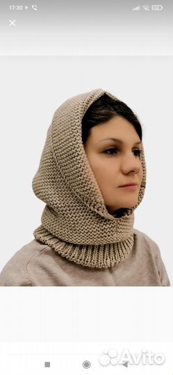 Капор- капюшон женский, шапка