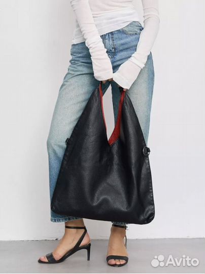 Сумка женская хобо двусторонняя