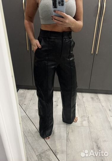 Кожаные брюки