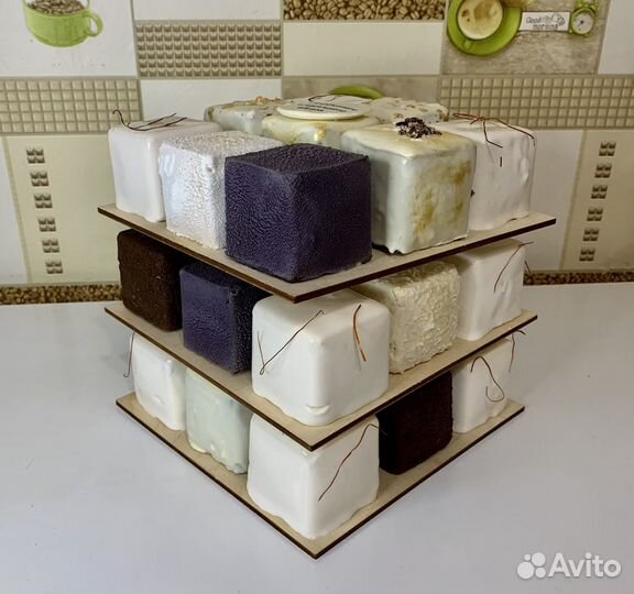 Торт из кубиков