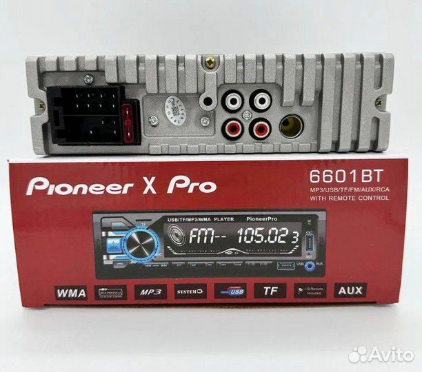 Автомагнитола 1 Din с Bluetooth Pioneer x pro