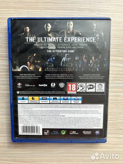 Игра Mortal Kombat XL PS4