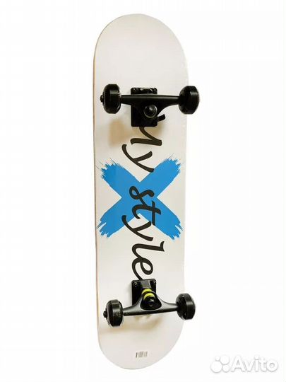 Скейтборд X-Match дека клен 80х20 PU колеса 649112
