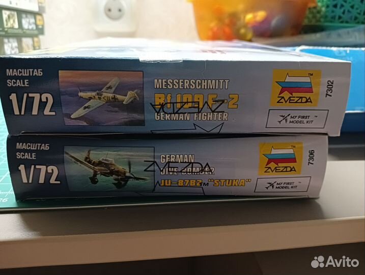 Сборная модель самолётов 1:72