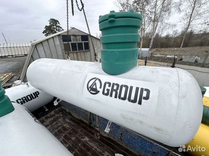 Газгольдер с установкой