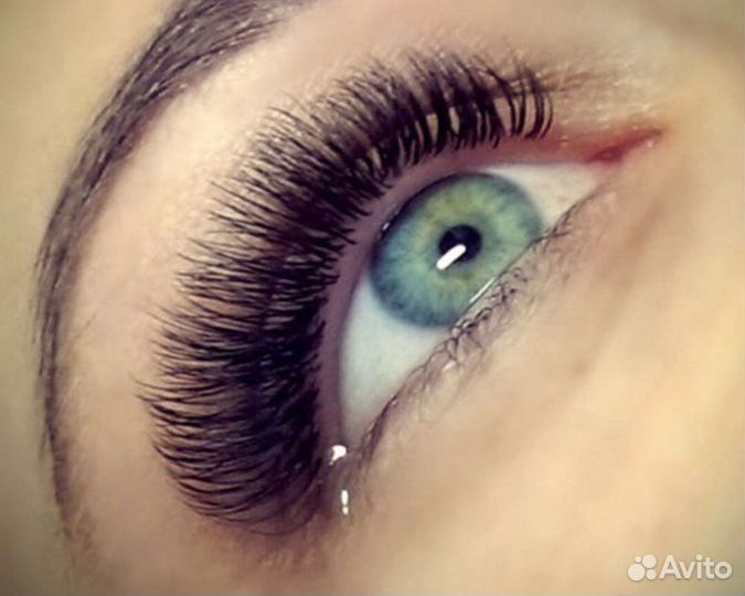 Экспресс объёмное наращивание ресниц. Виз